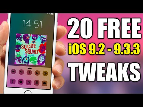 TOP 20 FREE Cydia Tweaks Compatible With iOS 9.2 - 9.3.3 JAILBREAK