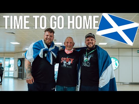 GOING HOME FROM WORLD'S STRONGEST MAN!