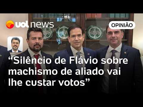 Silêncio de Flávio Bolsonaro sobre machismo de Paulo Figueiredo vai lhe custar votos | Sakamoto