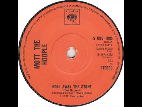 UK New Entry 1973 (226) Mott The Hoople - Roll Away The Stone