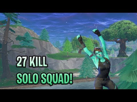 INSANE 27 FRAG SOLO SQUAD!!!!!! INSANE PLAYS!!!! (Fortnite Battle Royale)