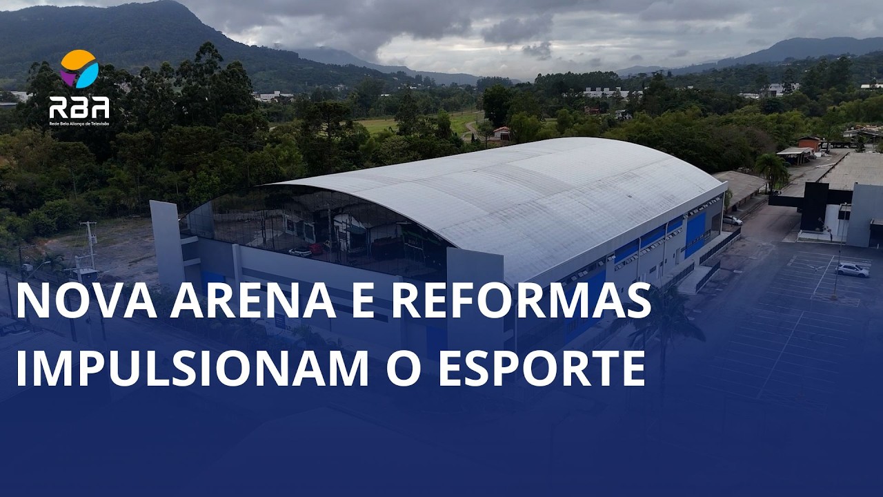 Nova arena e reformas impulsionam o esporte