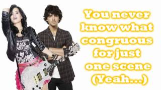 Demi Lovato &amp; Joe Jonas - Make A Wave [Lyrics On Screen] - HD