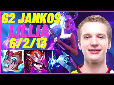 G2 JANKOS PLAYS LILLIA VS ELISE JUNGLE |EUW MASTER PATCH 11.1| [League of Legends] Full Gameplay
