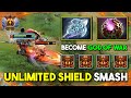 TRULY BECOME GOD OF WAR Offlane Mars OC + Wind Waker Build Unlimited Shield Smash 7.35d DotA 2