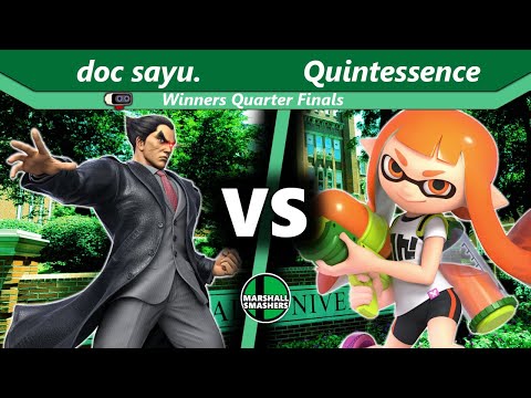 Marshall Smashers 89 - doc sayu. (Kazuya/ROB) VS Quintessence (Inkling)