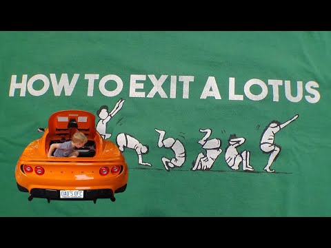 Getting in my Lotus Elise
