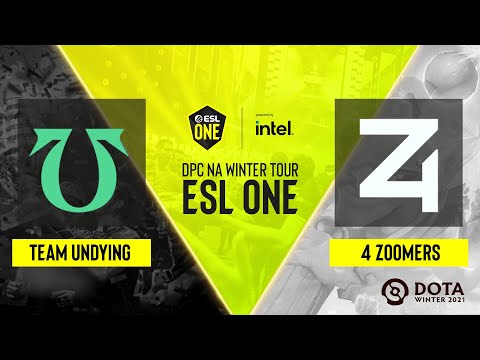 Dota2 - Team Undying vs 4 Zoomers - Game 1 - DPC NA Winter Tour - ESL One