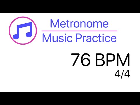 Metronome 76 BPM 4/4