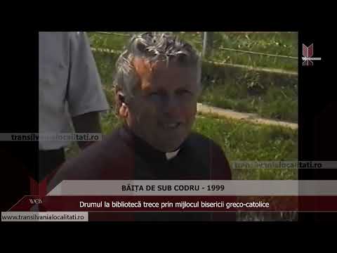 BĂIȚA DE SUB CODRU-MM (1999) - Drumul la bibliotecă trece prin mijlocul bisericii greco-catolice