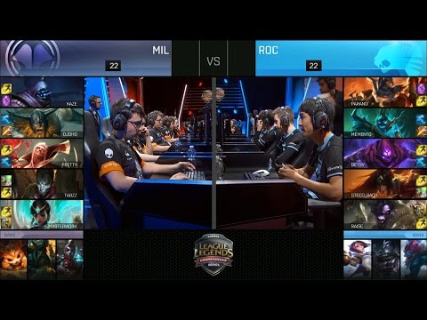 MIL vs ROC Game 4 Highlights - MILLENIUM vs ROCCAT 2017 EULCS PROMOTION TOURNAMENT