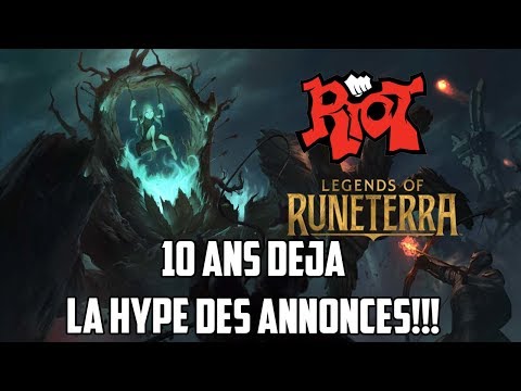 Les 10 ans de RIOT games / La hype des annonces!!
