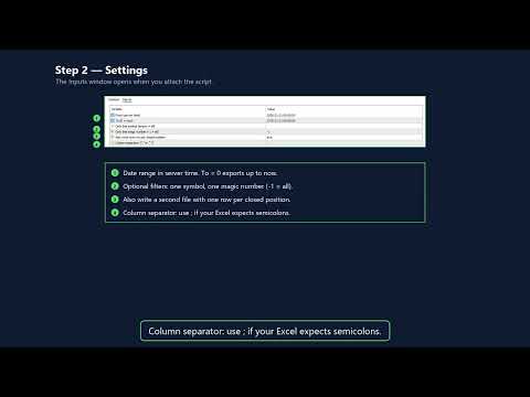 Video DinexSpace Trade History Exporter