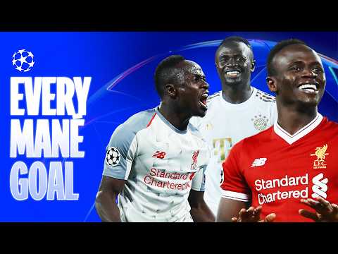 EVERY Sadio Mané Champions League Goal