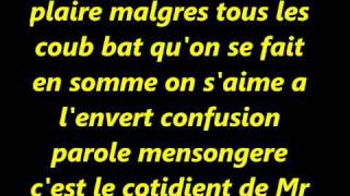 Mr &amp; Mrs Smith Matt pokora (parole)