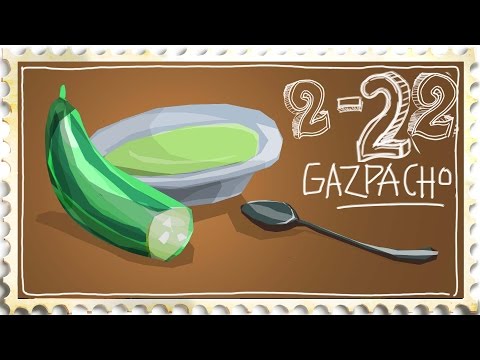 Gazpacho Recipe - Cucumber and Herbs