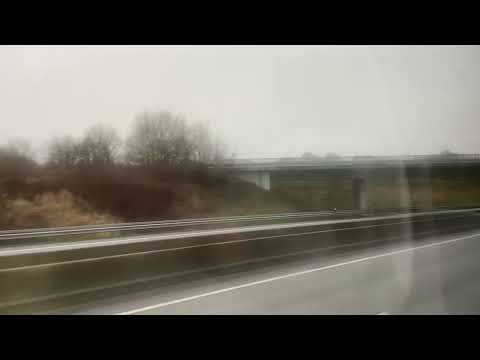 Kiel - Kielius bus on Autobahn in January 2025 in Kiel #kiel #winter #germany #autobahn #traffic