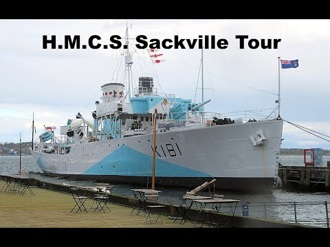 HMCS Sackville Tour - HD 720P
