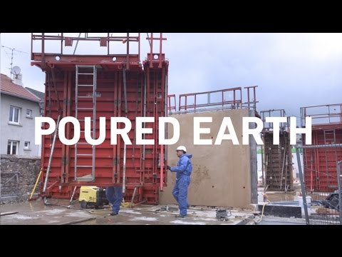 Building with raw earth - Poured earth