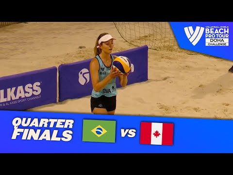 Barbara/Carol vs. Megan/Nicole - Quarterfinal Highlights of Doha 2022 #BeachProTour