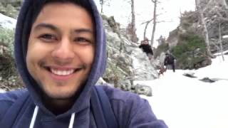 HE ALMOST FELL OFF THE MOUNTAIN! - ICE HOUSE CANYON