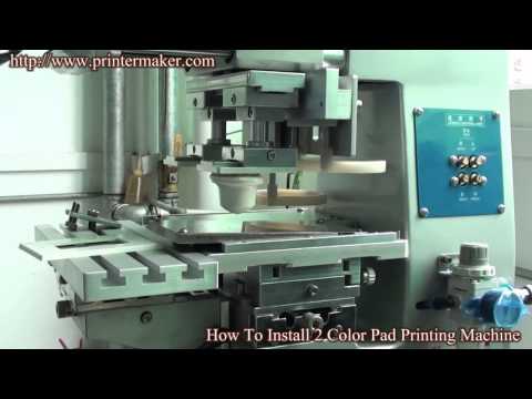 , title : 'How to install 2 color pad printing machine,tampo printing machine'