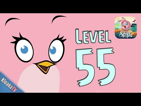 Angry Birds Stella - Level 55 Walkthrough (3 Stars)