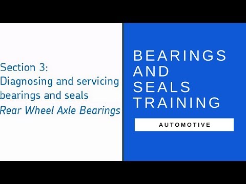 Chapter 3 - Rear Wheel Axle Bearings