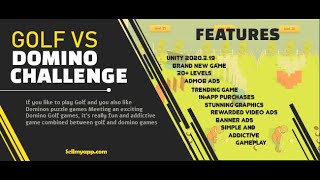 Golf vs Domino Challenge – Hypercasual Puzzle Game video preview