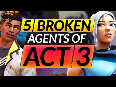 Top 5 BEST AGENTS of ACT 3 - BROKEN Picks You MUST MAIN NOW - Tier List Guide