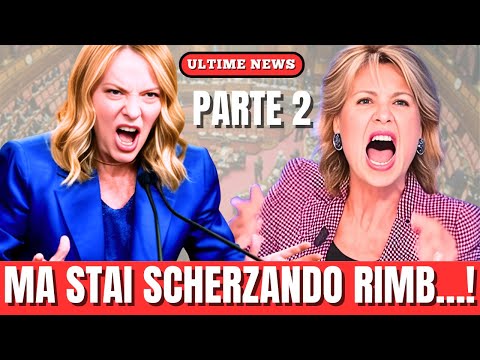 MELONI TO GRUBER: WHO DO YOU THINK YOU ARE, ASS! A CLASH IN...? PART 2