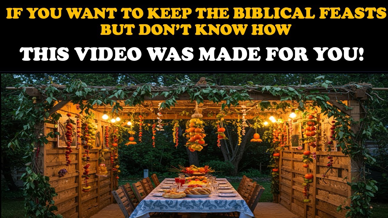 IF YOU WANT TO KEEP THE BIBLICAL FEASTS, BUT DON'T KNOW HOW…THIS VIDEO WAS MADE FOR YOU!