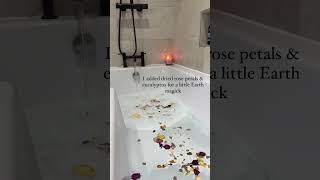 New Moon Bath Ritual! The most magical self care 💙 #witch #trending #yoga #positivevibes #newmoon