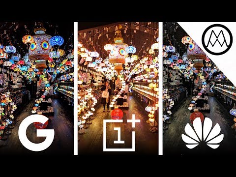 Pixel 3 Night Sight vs OnePlus 6T vs Huawei Mate 20 Pro Night Mode Camera TEST