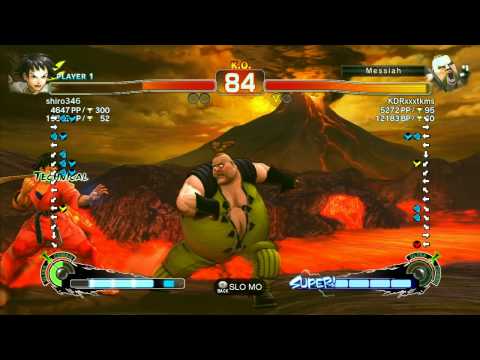 SSF4 AE 2012: Shiro (Makoto) vs KDR (Rufus) - Xbox Live Ranked Match