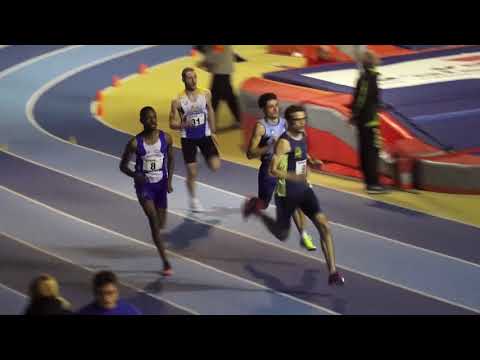 400m ESM  - Finale 3 Championnats régionaux en salle Espoirs Seniors -   EAUBONNE - 20/01/2018