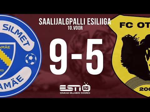 SILLAMÄE FC NPM SILMET II - FC OTEPÄÄ 8:5 │SAALIJALGPALLI ESILIIGA 10. voor