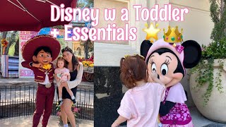 DISNEY WITH A TODDLER!👑🌟🤍