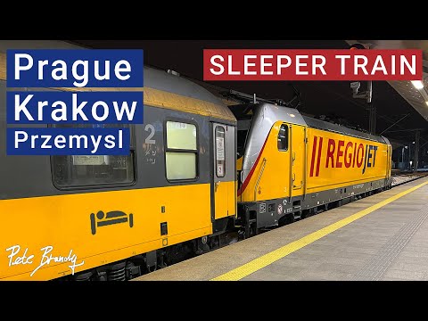 TRIP REPORT | RegioJet Sleeper | Prague to Krakow (and Przemysl) Night Train | Couchette Car