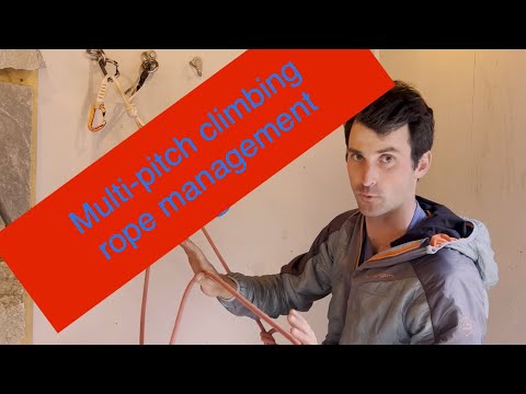 Rock climbing multi-pitch rope management with Zack Mintz