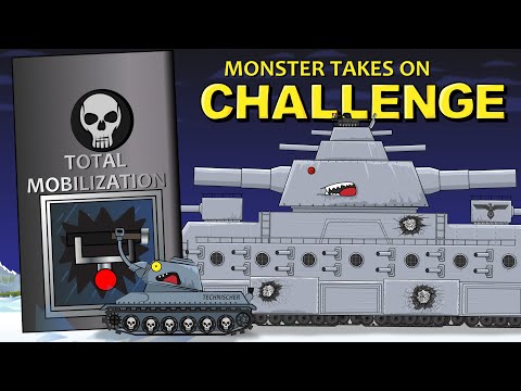 "Iron Monster takes on Challenge" Cartoons about tanks