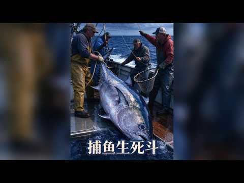 釣魚佬用五十斤的大魚打窩，竟然釣到七百斤的藍鰭金槍魚 #捕魚生死鬥 #釣魚人就是這麼瘋狂 #海釣船釣 #藍鰭金槍魚