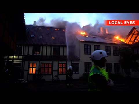Lynet slog ned: Anders reddet ud af brændende hus i Faaborg