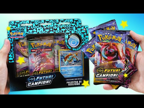 APRO LA COLLEZIONE DI DREDNAW FUTURI CAMPIONI - Pokemon TCG Collezione Spilla Palestra di Keelford