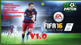 FIFA 16 ULTIMATE TEAM MOD OFFLINE C/FLAMENGO,NARRACAO,BANDEIRINHAS E + Q COLOQUEI DO MOD ANTERIOR
