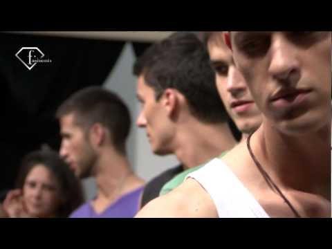 fashiontv | FTV.com - GAZZARINI-BACKSTAGE MILAN MEN S/S 2009