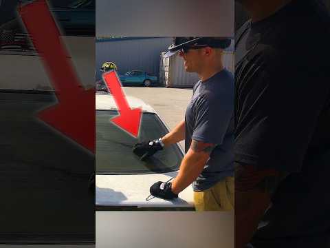 Can You Break a Car Window With Just a Tap? 😳#usa #science #mythbusters