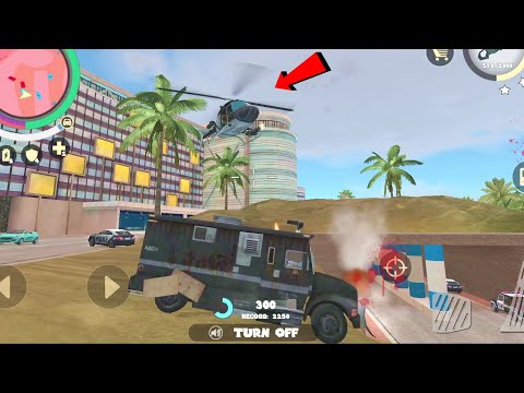 Rope Hero: Vice Town (Buffalo Bus Destroy Helicopter)Buffalo in Case of the apocalypse - Gameplay HD