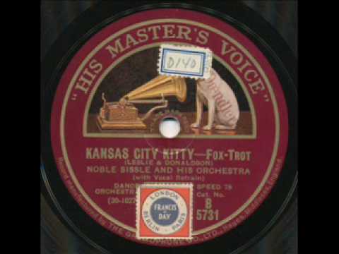Noble Sissle, Kansas City Kitty. England 1929