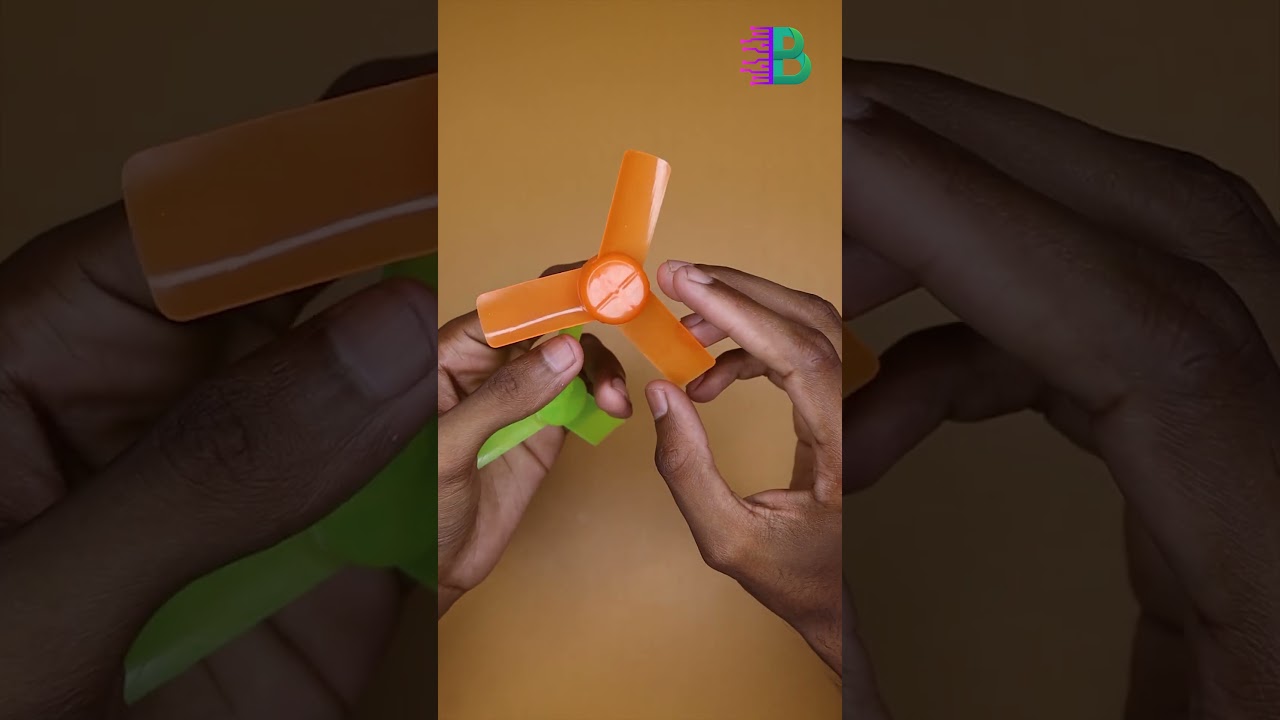 Mini DC Fan Propeller – 3 Blade, 45mm Video Thumbnail